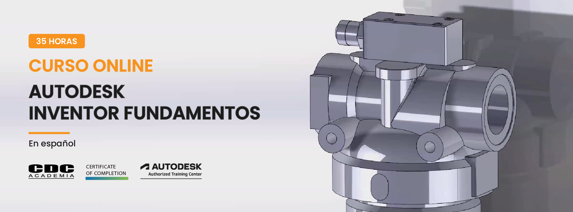 Inventor Fundamentos Curso Online Sincrónico Autodesk